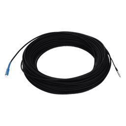 Rollo de Fibra Óptica Drop Redonda G657A2 Monomodo Simplex de 100 Metros (328.08 Pies) con Conectores SC/UPC-SC/UPC para Instalaciones Aéreas, Subterráneas o a la Intemperie