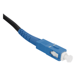 Rollo de Fibra Óptica Drop Redonda G657A2 Monomodo Simplex de 100 Metros (328.08 Pies) con Conectores SC/UPC-SC/UPC para Instalaciones Aéreas, Subterráneas o a la Intemperie