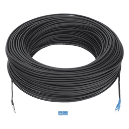 Rollo de Fibra Óptica Drop Redonda G657A2 Monomodo Simplex de 150 Metros (492.13 Pies) con Conectores SC/UPC-SC/UPC para Instalaciones Aéreas, Subterráneas o a la Intemperie