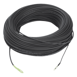 Rollo de Fibra Óptica Drop Redonda G657A2 Monomodo Simplex de 150 Metros (492.13 Pies) con Conectores SC/APC-SC/APC para Instalaciones Aéreas, Subterráneas o a la Intemperie