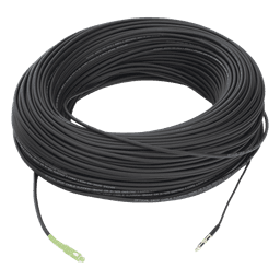 Rollo de Fibra Óptica Drop Redonda G657A2 Monomodo Simplex de 200 Metros con Conectores SC/APC-SC/APC para Instalaciones Aéreas, Subterráneas o a la Intemperie
