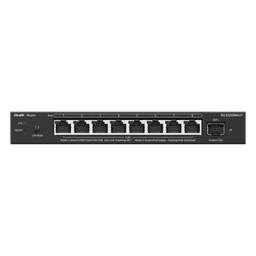 Switch Administrable Capa 2 PoE+ / 8 puertos 2.5Gb / 1 SFP+ 10Gb / 130W PoE / 60Gbps switching / Sin ventilador