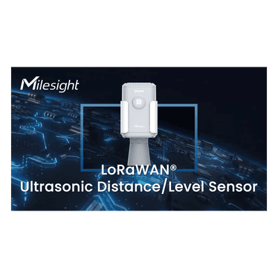 Sensor Ultrasónico LoRaWAN / Medición de Nivel / Rango 0.25 a 10 m (0.82 a 32.8 ft) / Precisión ±1% / IP67 / Batería 10 Años