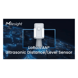 Sensor Ultrasónico LoRaWAN / Medición de Nivel / Rango 0.25 a 10 m (0.82 a 32.8 ft) / Precisión ±1% / IP67 / Batería 10 Años