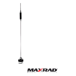 Antena Móvil UHF / 450-470 MHz / Ganancia Ajustable 3-5 dB / 200 Watts / 83 cm (32.7 ft) / Sin Plano de Tierra / Montaje NMO 3/4