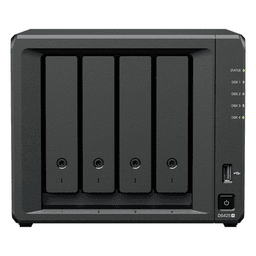 NAS DiskStation DS425+ | 4 Bahías | Intel Celeron J4125 2.7 GHz | 2 GB DDR4 / 2.5GbE + 1GbE | 2 Puertos USB 3.2 Gen 1 | 2 Ranuras M.2 NVMe | Hasta 80 TB | Synology DSM.