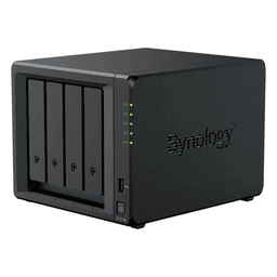 NAS DiskStation DS425+ | 4 Bahías | Intel Celeron J4125 2.7 GHz | 2 GB DDR4 / 2.5GbE + 1GbE | 2 Puertos USB 3.2 Gen 1 | 2 Ranuras M.2 NVMe | Hasta 80 TB | Synology DSM.