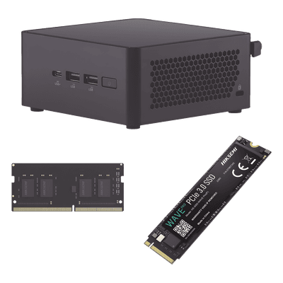ASUS NUC KIT / ESTACION DE TRABAJO / CORE 3- 100U / RAM 16GB / SSD 256 GB