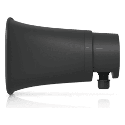 UniFi Protect AI Horn Speaker, Altavoz IP 120 dB, PoE+, Alerta AI Avanzada, Montaje Pared, Esquina y Poste, IP66, Color Negro