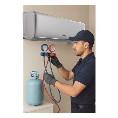 Servicio de recarga de gas refrigerante / R32 / Minisplit / 1 Tonelada (12,000 BTU/h)