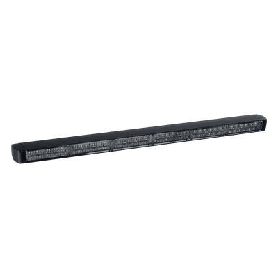 Barra de Advertencia Vehicular / 6 Módulos / 6 LED por Cabezal / Rojo/Azul / Multivoltaje 12-24 VDC / IPX7 / SAE-ECE