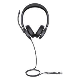 Auriculares Yealink UH48 Dual con cancelación de ruido activa por IA para Microsoft Teams, USB-C/A e indicador de ocupado