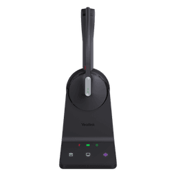 Auriculares estéreo Yealink WH64 edición UC/ Base DECT y auriculares con Bluetooth integrado/ Triple conexión/ Cancelación de ruido con 3 micrófonos