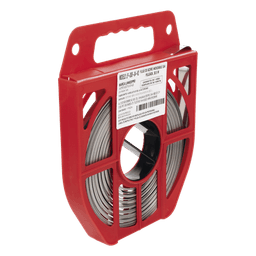 Fleje de Acero Inoxidable / Ancho 3/4 pulgadas / Grosor 0.70 mm / Largo 30.5 m (100 ft) / Resistencia 7.5 kN