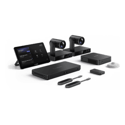 Sistema de Videoconferencia Yealink MVCS90 para Microsoft Teams Rooms ideal para Salas Grandes con Seguimiento Inteligente y Audio Profesional.