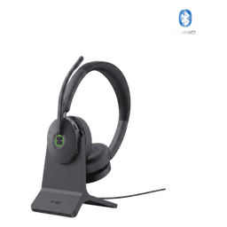 Auriculares estéreo Yealink BH74 edición MS con base de carga / Bluetooth 5.3 con adaptador USB C&A / Cancelación activa de ruido / 32 horas de conversación