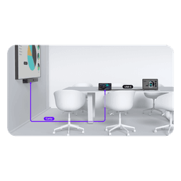 Barra de Videoconferencia Yealink A40 para Salas Medianas con Android Integrado para Microsoft Teams - No Requiere PC - Incluye Panel Touch
