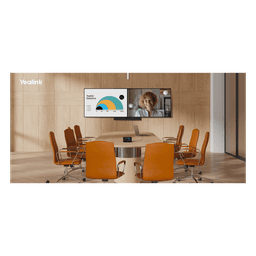 Barra de Videoconferencia Yealink A40 para Salas Medianas con Android Integrado para Microsoft Teams - No Requiere PC - Incluye Panel Touch