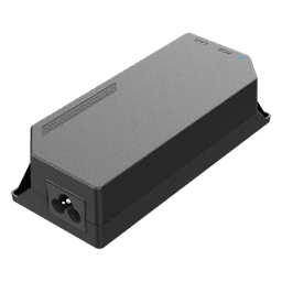 Inyector PoE / 30W / Puertos 2.5G y 10G / IEEE 802.3 af/at / Plug-and-Play / Alimentación 54VDC / Incluye Cable AC 1.2 m (3.9 ft)
