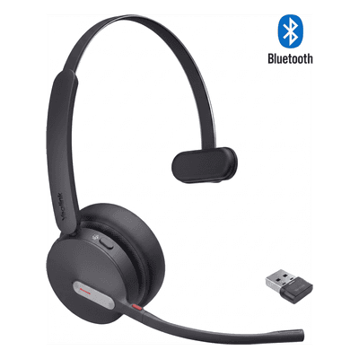 Diadema Bluetooth de Yealink BH70 Mono Con Cancelación de Ruido y Flexibilidad UC Multiplataforma