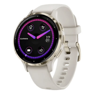 Smartwatch / Pantalla AMOLED 1.2" / Batería 10 Días / GPS+GLONASS+Galileo / Monitor Cardíaco / 5 ATM / 8 GB Música