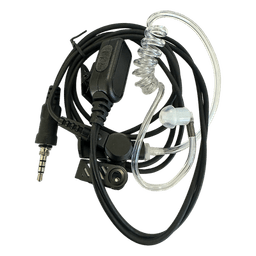 Micrófono Audífono de Solapa Para Radio Marino TXM52 / Tubo Acústico Transparente / 2 Cables / Audio Nítido en Transmisión y Recepción