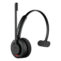 Diadema Inalámbrica / DECT 6.0 + Bluetooth 5.3 / Micrófono Rotable / Audio HD / Cancelación IA / Base de Carga