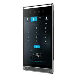 Videoportero SIP con Reconocimiento Facial / Pantalla Táctil IPS 8" / Cámara 2MP Lente Dual / BLE + Wiegand / Anti-Suplantación / IP66 IK07 / PoE