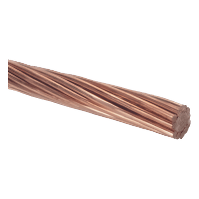 100 m / 10 AWG / Cable Eléctrico / Cobre Desnudo 