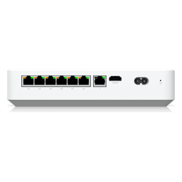 NVR Compacto IP / 6 Canales 4K / Switch PoE 6 Puertos GbE 40W / HDD 3.5" 24TB / HDMI Viewport / 220 x 220 x 47 mm (8.7 x 8.7 x 1.9 in)