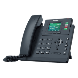Teléfono IP / 4 Líneas SIP / Pantalla LCD 2.4" / Dual Gigabit Ethernet / PoE / Conferencia 5 Participantes