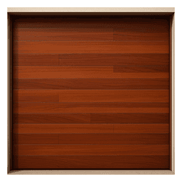 Puerta de Garage / Estilo Americano / Acabado Laminado Premium / Color Madera Clara / 20x8 Pies (6.1x2.4 m)