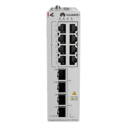 Switch Industrial / 8 Puertos RJ45 Gigabit / 2 SFP + 2 SFP+ 10G / Montaje Riel DIN / Fuente Redundante 1+1 / IP40 / -40°C a 75°C