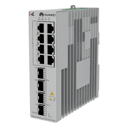 Switch Industrial / 8 Puertos RJ45 Gigabit / 2 SFP + 2 SFP+ 10G / Montaje Riel DIN / Fuente Redundante 1+1 / IP40 / -40°C a 75°C