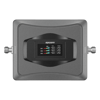Amplificador de Señal Celular / Triple Banda 850/1900(+)/2100(+) MHz / Ganancia 68 dB / Cobertura 1000 m² (10764 ft²) / Compatibilidad Multioperador / Sin Configuración