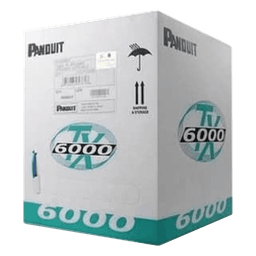 Bobina de Cable UTP 305 Metros (1000 Pies) de Cobre, TX6000™ PanNet, Reelex, Amarillo, Categoría 6 Mejorado (23 AWG), PVC (CM), de 4 Pares