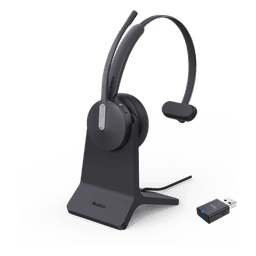Diadema Inalámbrica WH64 Hybrid Mono de Yealink con Certificación Teams y Busylight Integrado