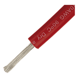 Cable Fotovoltaico / 4 mm² (12 AWG) / Cobre Estañado / 2000V / Rollo 25 m / UL 4703 y TUV / Resistencia UV y Ozono
