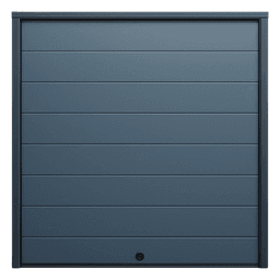 Puerta de Garage / Estilo Americano / 18x8 pies / Aislada / Acabado Deluxe / Línea Central / Color Gris
