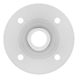 Soporte de Techo / Carga Máxima 10 kg / Aluminio / Base 140 mm / Color Blanco / Certificaciones EAC UL CE FCC