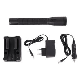 Linterna LED Recargable / 665 lm / IP67 / Aluminio / 5200 mAh / 12 h / Doble Fuente de Luz