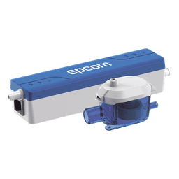 Bomba de Condensado / Ultra Silenciosa 19 dB(A) / Altura Descarga 7 m (23 ft) / Caudal 12 L/h / Capacidad Tanque 35 mL / Plug & Play / 100-230V~