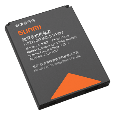 Batería de Repuesto / Polímero Li-Ion / 5000 mAh / 4.3 V / Certificación ICP