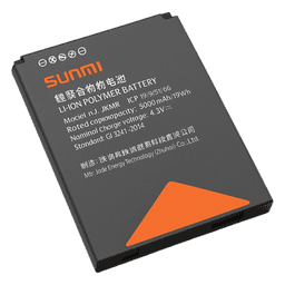 Batería de Repuesto / Polímero Li-Ion / 5000 mAh / 4.3 V / Certificación ICP