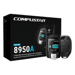 (MONITOREO en APP) Kit de Alarma Vehicular Profesional de 2 vías y control LCD con modulo CM2500 Incluye  GPS X1-MAX LTE