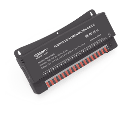 Fuente de Poder / 16 Canales / Salida Ajustable 12/13.5/15 Vcc / 16 A / 48 W / Montaje en Pared / -20°C a 70°C