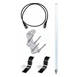 Antena LoRa Exterior Omnidireccional / 5.5 dBi / Frecuencia 860-930 MHz / IP67 / Resistencia al Viento 200 km/h / Kit de Montaje en Poste