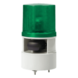 Baliza LED con Sirena / 5 Tonos 105 dB / 4 Patrones de Destello / 110-220 VCA / IP54