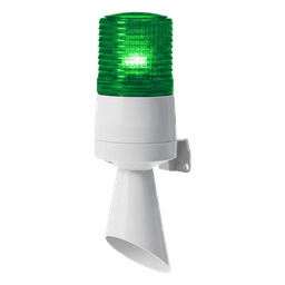 Torre de Señalización LED / Luz Fija y Destellante / Zumbador 95 dB a 1 m / 110 VCA / IP65 / Ø60 mm
