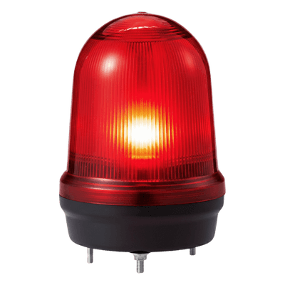 Torreta LED Industrial / 4 Patrones Destello / Rojo / 12-24 VCD / IP65 / -30°C a +50°C